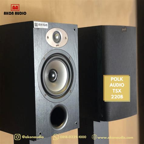 Jual Bookshelf Speakers Speaker Polk Audio TSX220b Akon Audio Toko