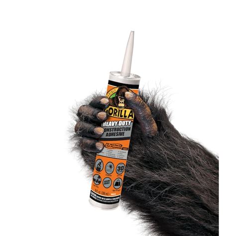 Gorilla Heavy Duty 12 Pack White Polymer Based Interior Exterior Construction Adhesive 9 Fl Oz