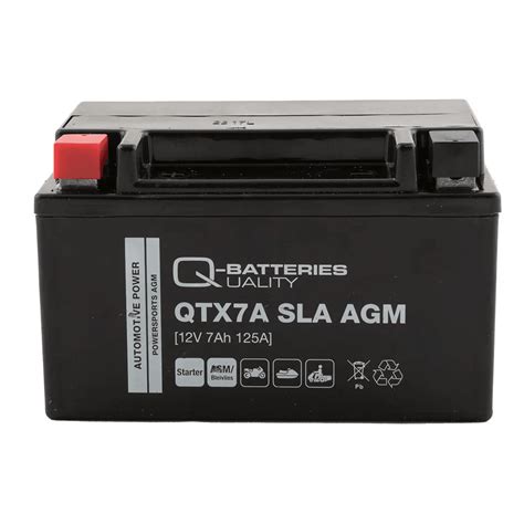 Q Batteries Qtx A Sla Agm V Ah A Motorcycle Battery Agm