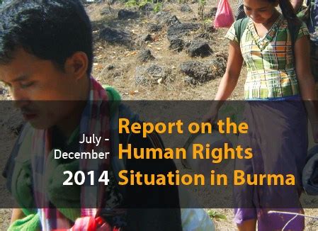 New Report Details Continuing Human Rights Violations by Burmese ...