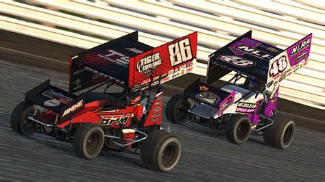 Bergeron Strikes Back With Iracing World Of Outlaws Carquest Sprint Car