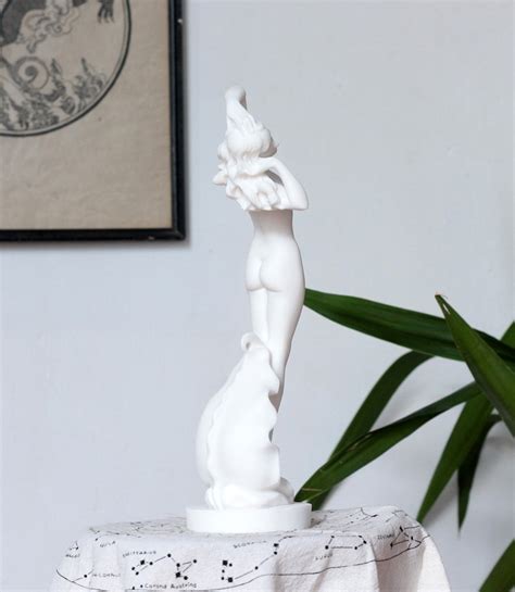Nude Aphrodite Statue Naked Woman Sculpture Cm Etsy