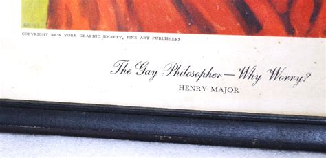 Gay Philosopher Lithograph Under Glass Etsy
