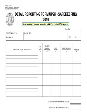 Fillable Online Lgs Unclaimed Property Safe Deposit Boxes Report Forms