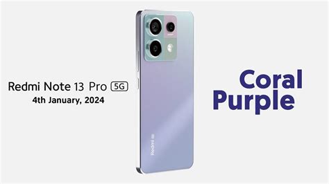 Redmi Note 13 Pro 5g Vibrant Coral Purple Youtube