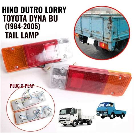 Hino Dutro Wu300 Wu410 300 Toyota Dyna Isuzu Rear Tail Light Lamp Lampu