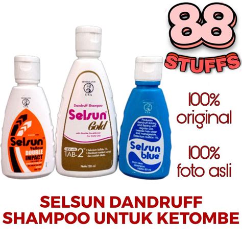 Jual Selsun Shampo Anti Ketombe Dandruff Shampoo Selsun Blue Selsun Gold Selsun Yellow