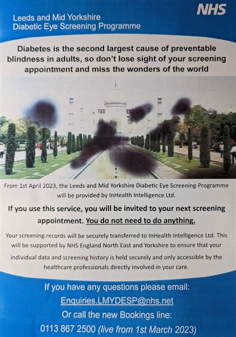 Diabetic Eye Screening Programme Kippax Hall Surgery