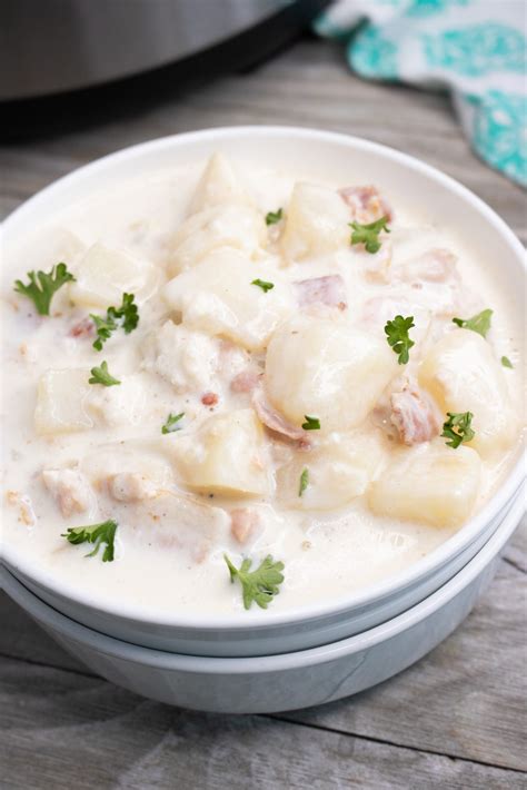 Instant Pot Clam Chowder 4 Sons R Us