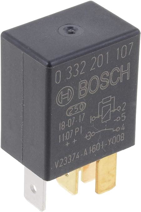 Amazon Fr Bosch 0332201107 Micro Relais 12V 30A Ip5K4 5 Terminaux