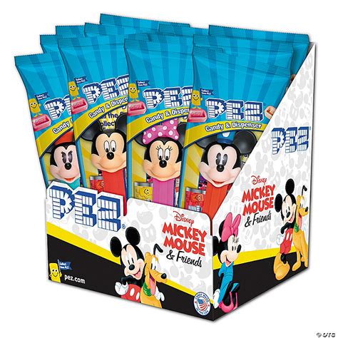 Pez® Mickey Mouse Hard Candy Dispensers Assortment 12 Pc Oriental