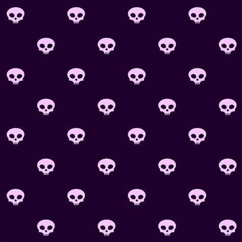 Premium Vector | Cute Skull Vector Seamless Pattern