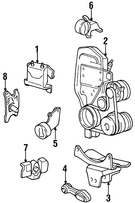 Oldsmobile Achieva Adapter. 1992-94 2.3 LITER. 2.4 LITER - 22597589 ...