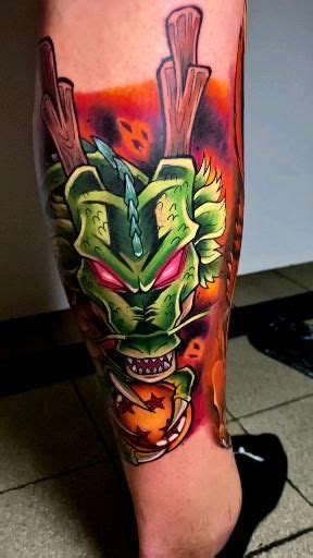 Shenron X Kurama From Dragonball Tattoo By Dave Vero Ink Artofit