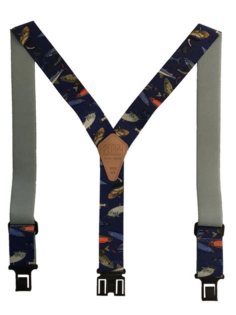 Novelty Perry Suspenders™ - Mixed Fish