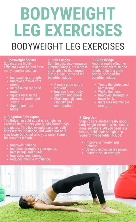 Killer Bodyweight Leg Exercises That Require No Gym Body Weight Leg