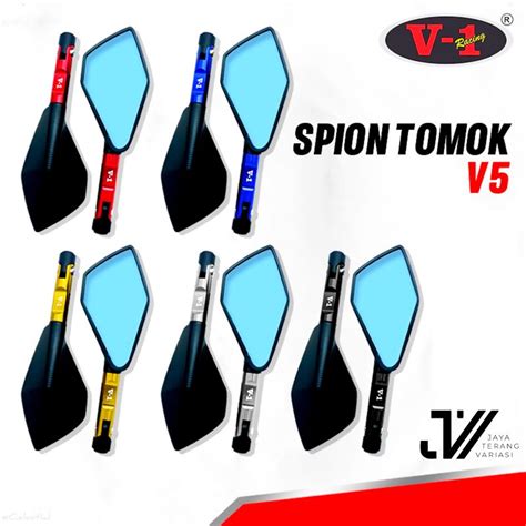 Jual Spion Tomok V Kaca Besar Cnc Nmax Aerox Lexi Pcx Vario Shopee