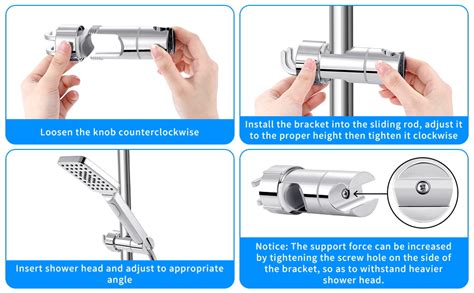 Joyoldelf Universal Hand Shower Holder Mm Adjustable Shower