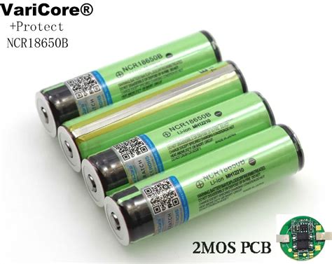 2019 Protected Original 18650 Ncr18650b 3400mah Rechargeable Li Lon Battery With Pcb 37v For