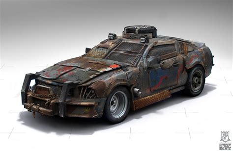 Wasteland Car Rolf Bertz Apocalypse Bug Out Vehicle Zombie