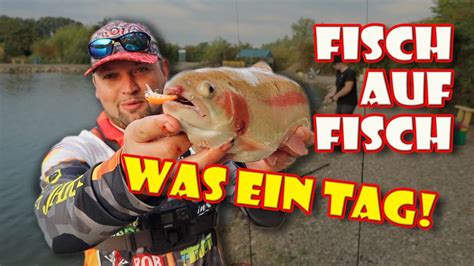 Forellen RASTEN AUS Neuer Teich Fischzucht Moeller Forellenangeln