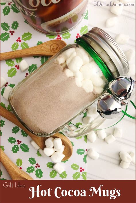 Hot Cocoa Mug Gifts 5 Dinners Budget Recipes Meal Plans Freezer Meals