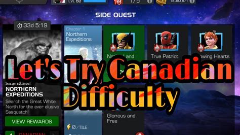 Northern Expeditions Canadian Difficulty Gameplay Mcoc Youtube