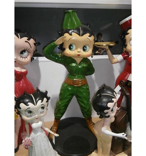 Betty Boop 5ft Big Life Size Green Costume Figurine Saluting Etsy