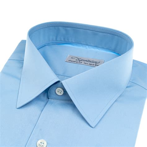 Christakis Classic Blue Poplin Shirt Royal Fit Christakis Athens