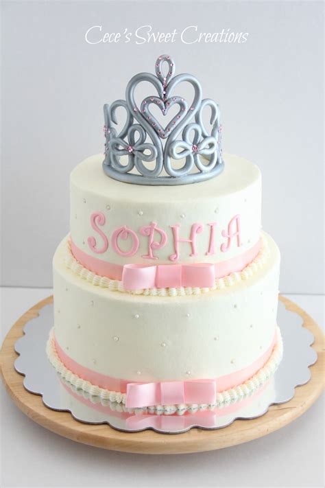 Princess Baby Shower Cake