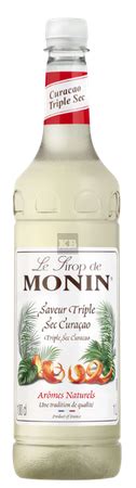 Syrop Ze Skórki Pomarańczy Monin Curacao Triple Sec 1L PET 1L ART