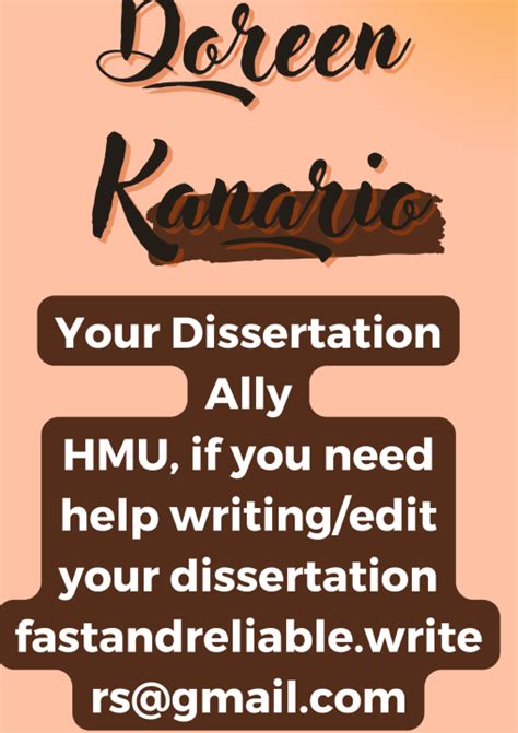Dissertation Chapter 1 Outline And Structure