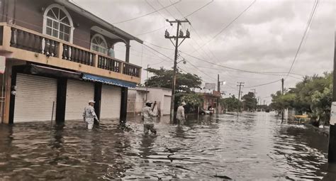 Cuatro Municipios De Veracruz Con Inundaciones Por Fuertes Lluvias