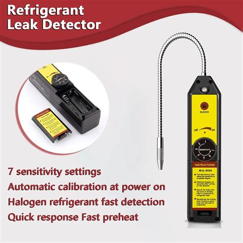 Freon Leak Detector Halogen Gas Tester Hvac Refrigerant Ac Sniffer R22 R410a R134a High Accuracy