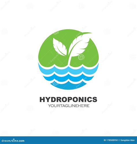 Hydroponics Logo Vector Illustration Design Stock Vector Illustration