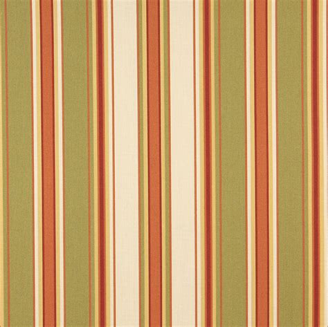 Coral Stripe Beige And Coral Stripes Marine Upholstery Fabric