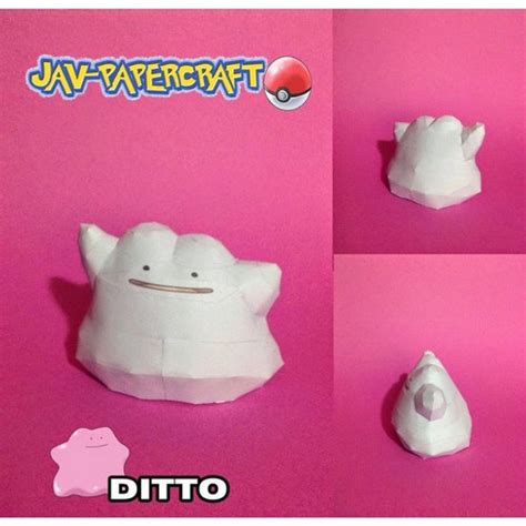 Jual Pokemon Ditto Papercraft Kab Bekasi Papercraft Tiviti Tokopedia