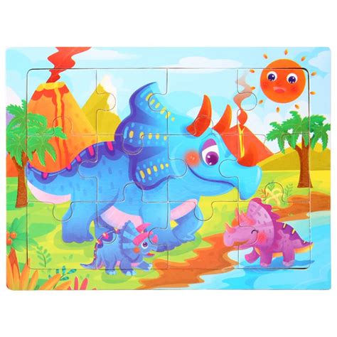 Puzzle Aus Holz Tiere P Dagogisches Spielzeug F R Kinder