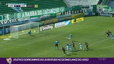 Globo Esporte Go Atl Tico Go Sofre Gol No Ltimo Minuto E Cede Empate