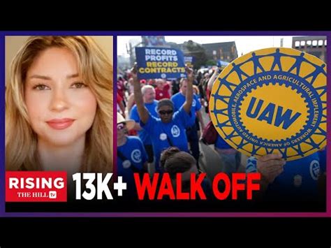 UAW STRIKE 13K Auto Workers WALK OFF THE JOB For Better Pay Amidst