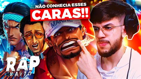 REACT Faces da Justiça Almirantes One Piece Kaito Ft M4rkim