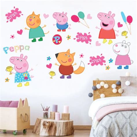 Adesivo De Parede Peppa Pig Brasil Adesivos Adesivo De Parede