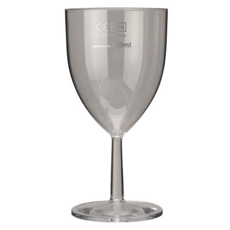 Clarity Polycarbonate Wine Glass 7oz Lce At 125ml At Drinkstuff