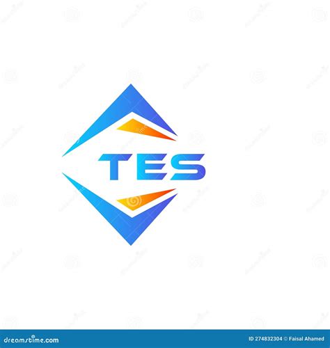 Tes Abstract Technology Logo Design On White Background Tes Creative