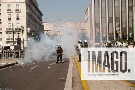 General Strike In Greece General Strike In Athens Greece On November