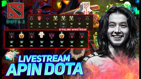 Mmr Recovery Journey Apin Dota Live Now Dota Indonesia Youtube