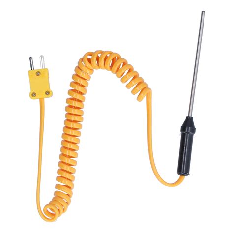 K Type Thermocouple Stainless Steel Probe Hand Held Thermometer Probe