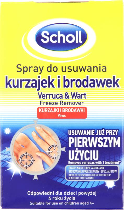 SCHOLL Spray Do Usuwania Kurzajek I Brodawek 80 Ml Drogeria Rossmann Pl