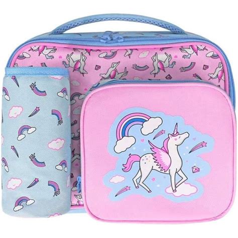 Sac Lunch Licorne Sac De D Jeuner Isol Pour Enfants Sac De Glaci Re