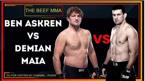 Ufc Fight Night 162 Ben Askren Vs Demian Maia Youtube